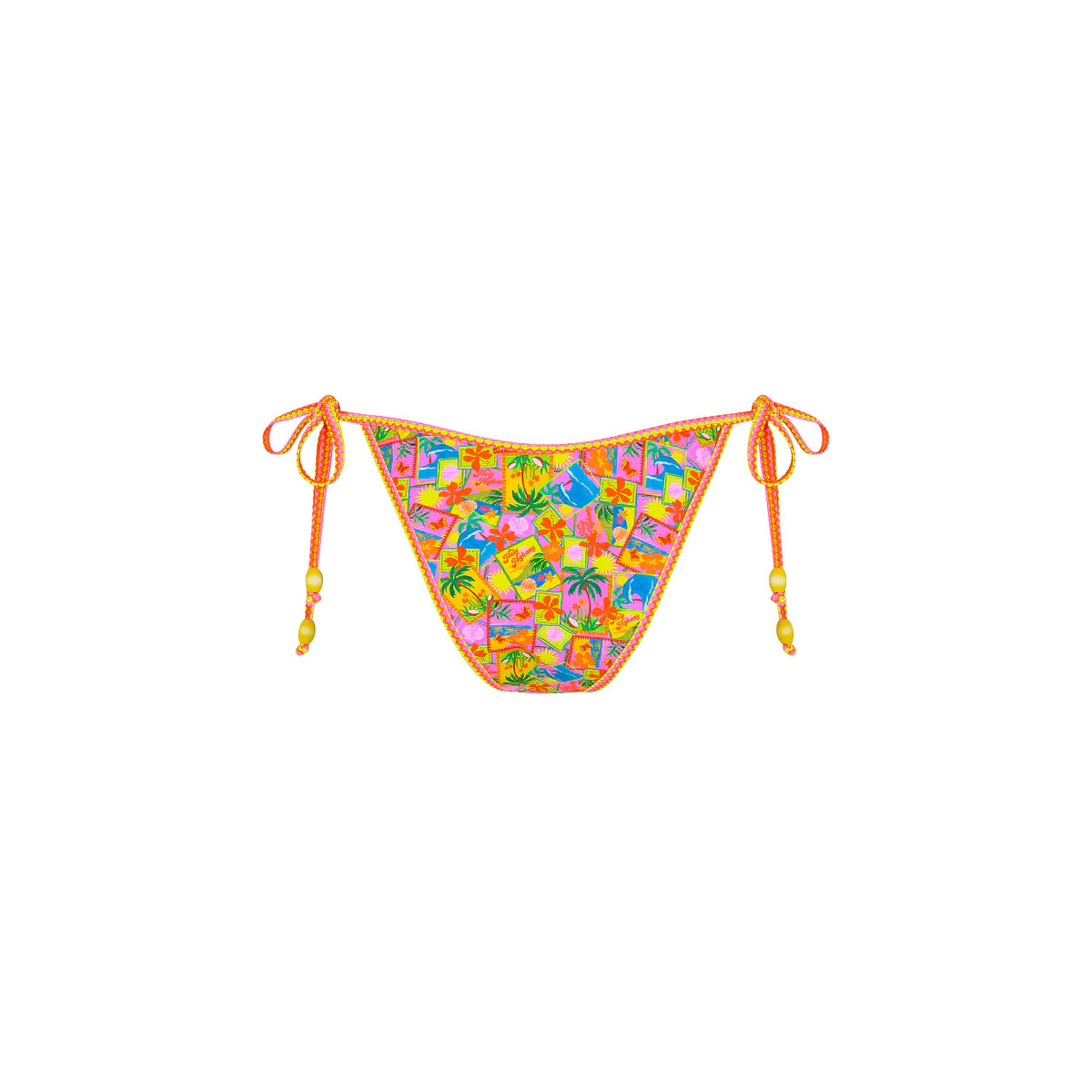 Bind Dipped Cheeky Tie Bikini Bottom - Sunshine Snaps - Image 10