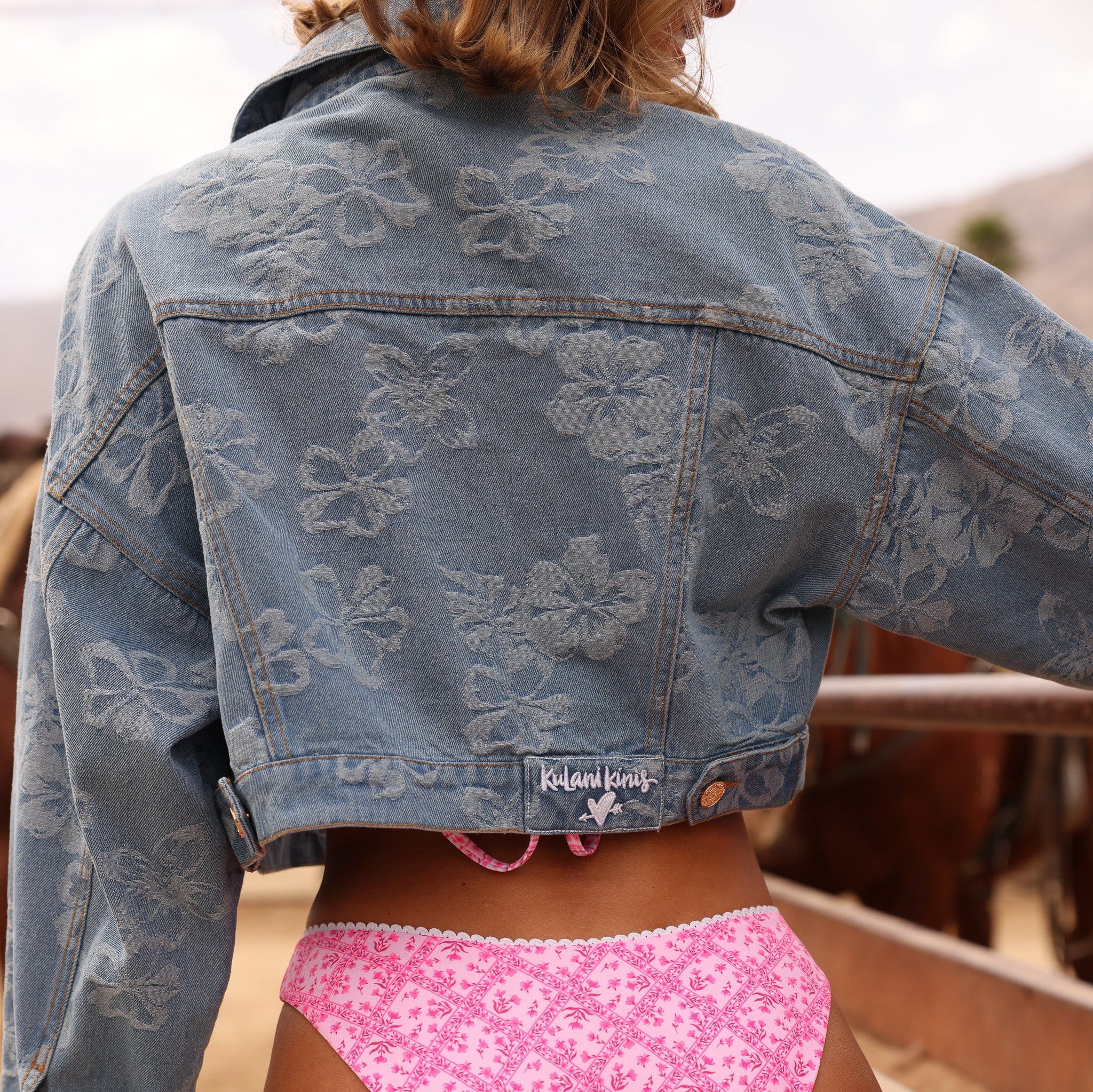 Cropped Denim Jacket - Dixie Denim - Image 6