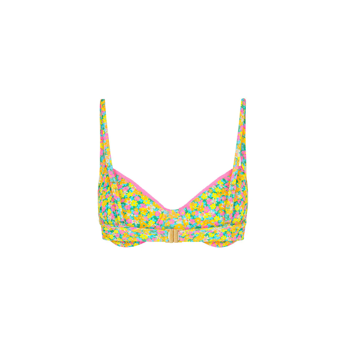 Decorative Ditzy Underwire Bikini Top - Hula Honey - Image 11