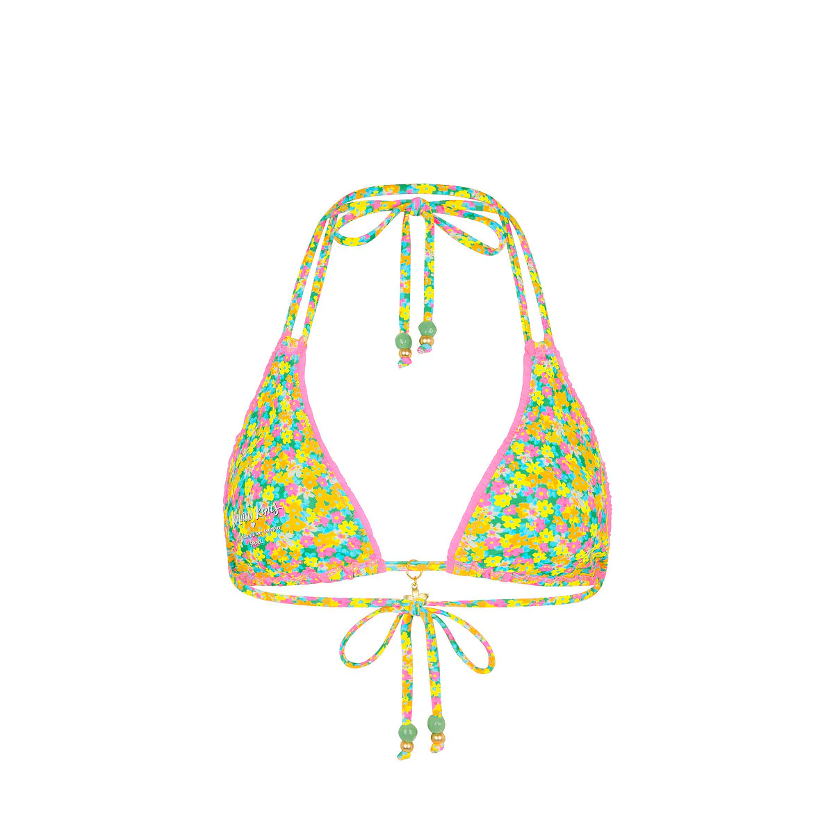 Decorative Panel Halter Bikini Top - Hula Honey - Image 8