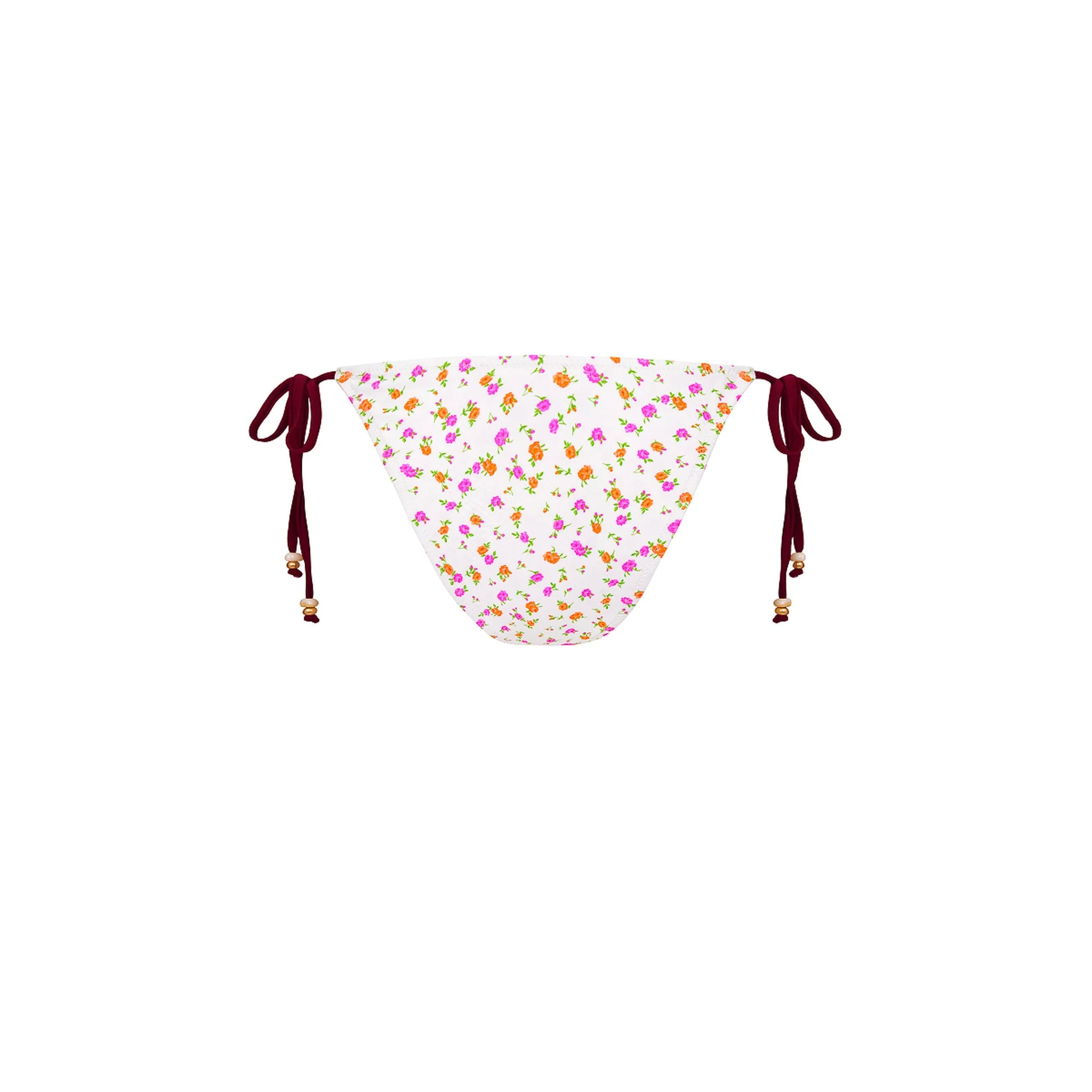 Dipped Cheeky Tie Bikini Bottom - Rosie Posie - Image 12