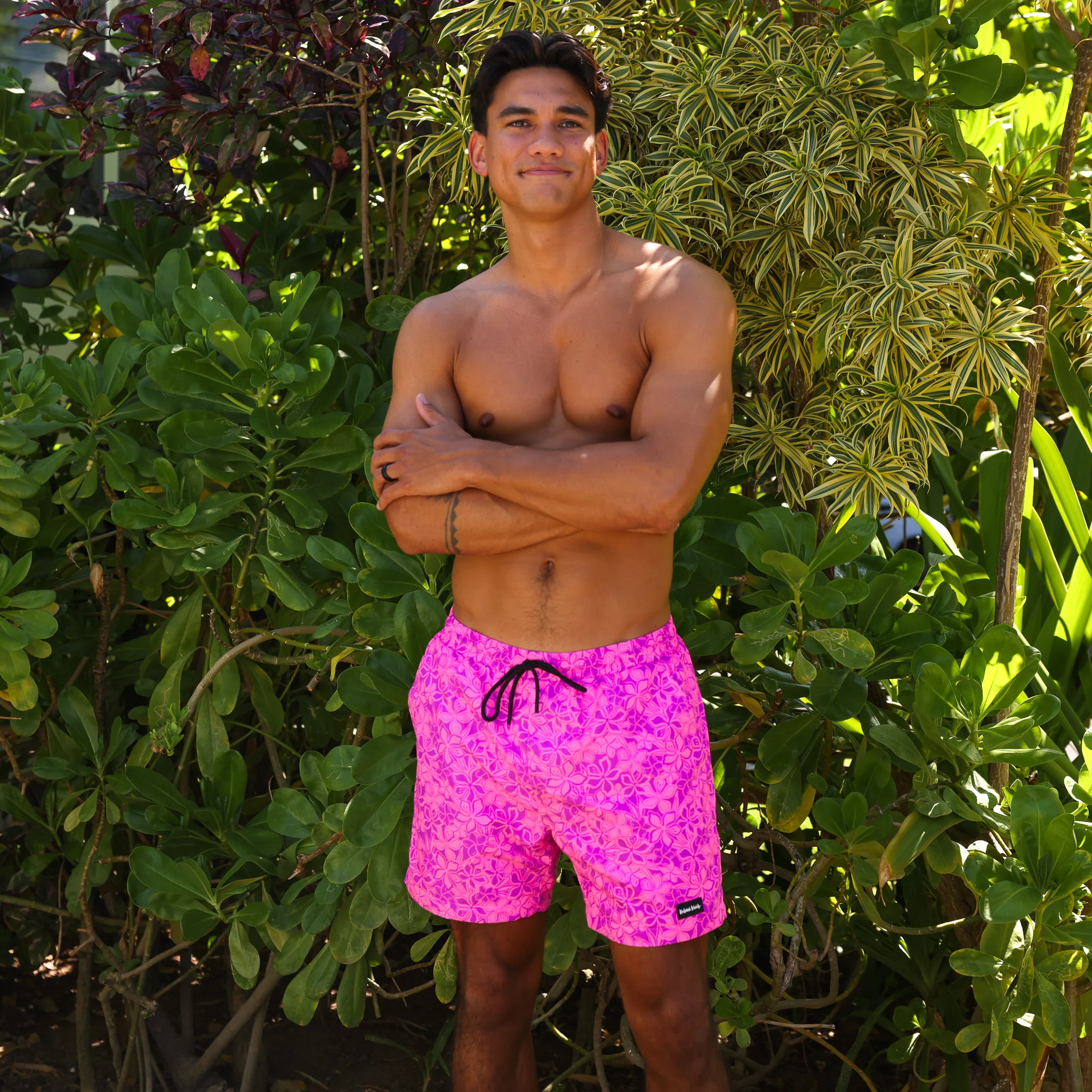 Men's Swim Trunks - Bubble Berry - Image 2