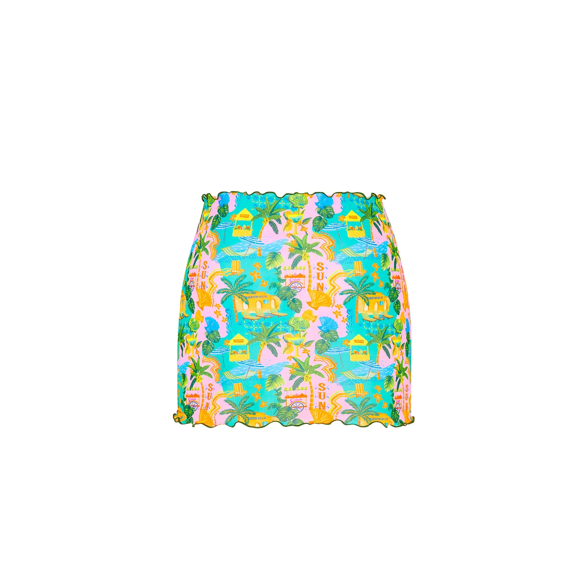 Mini Mesh Sarong - Sunlit Spritz - Image 5