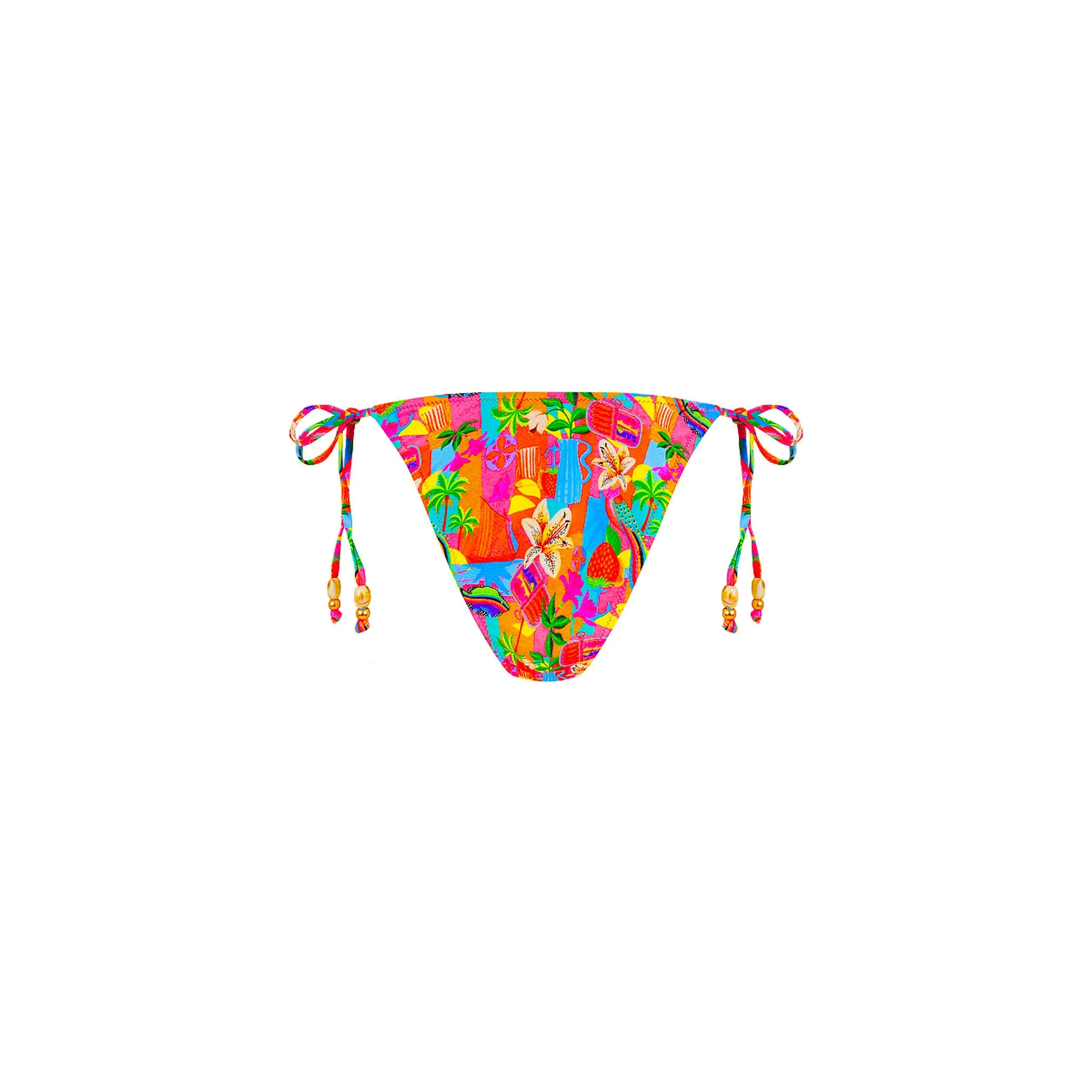 Ring Cheeky Tie Bikini Bottom - Havana Haven - Image 10