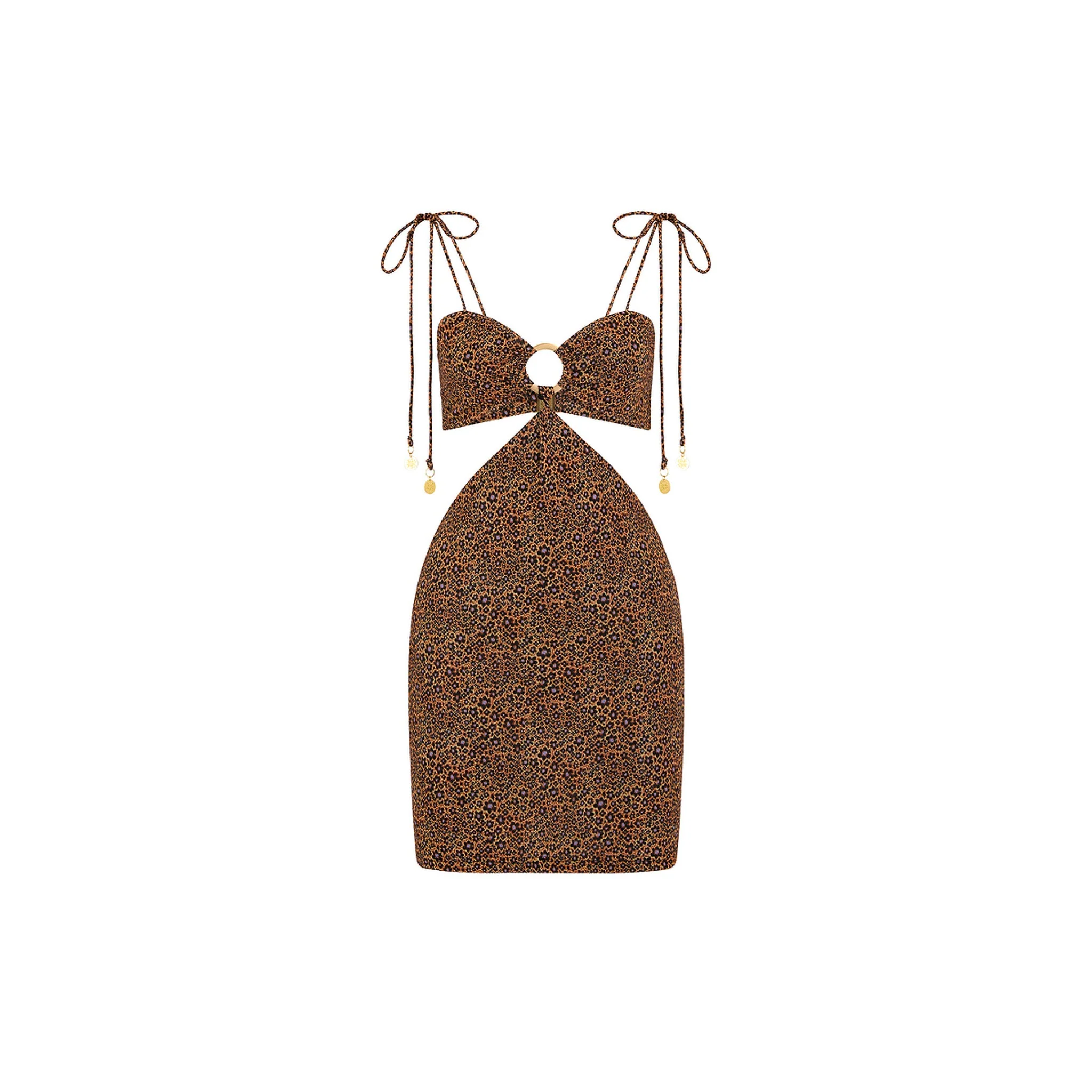Ring Cut Out Mini Dress - Kosmic Kat