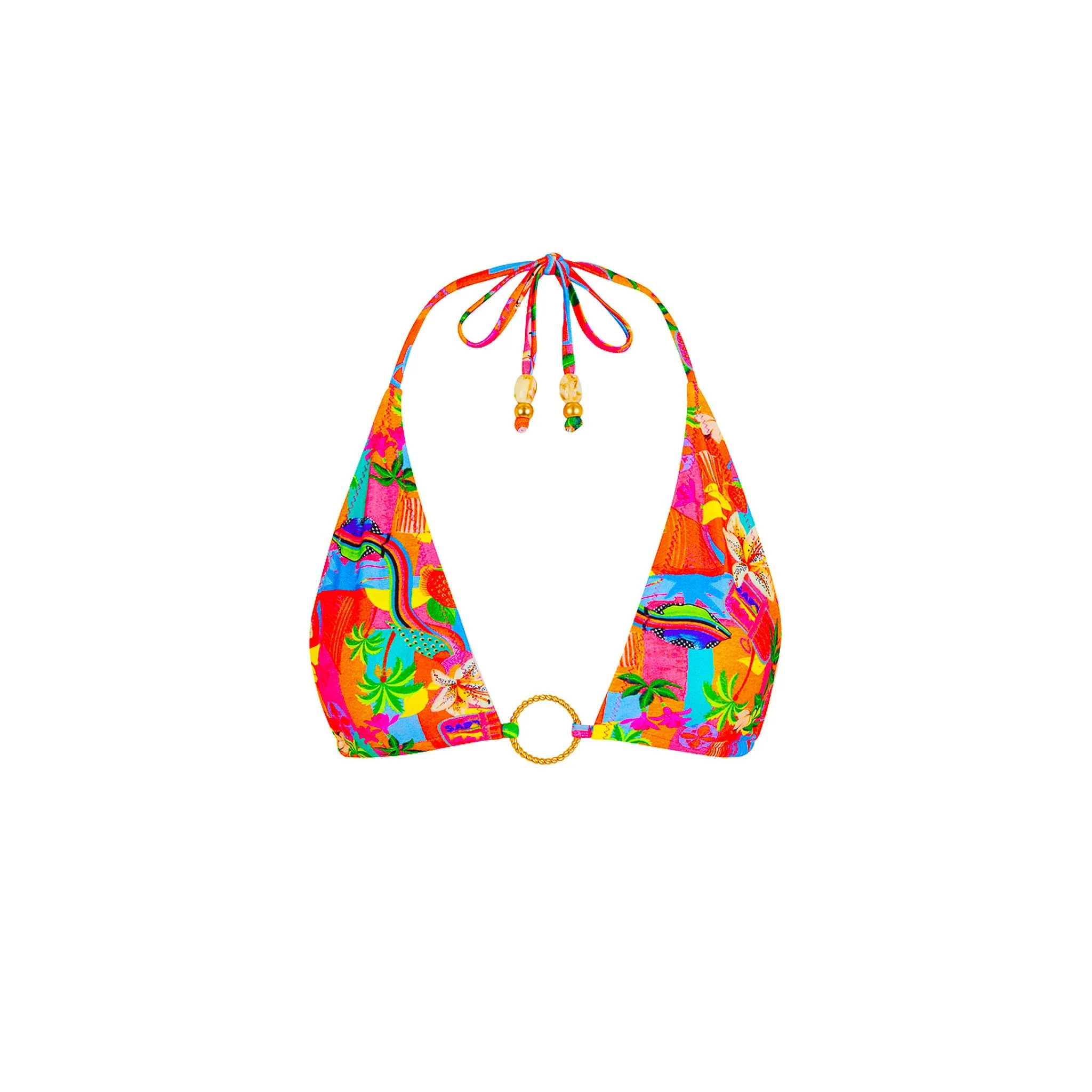 Ring Halter Bikini Top - Havana Haven