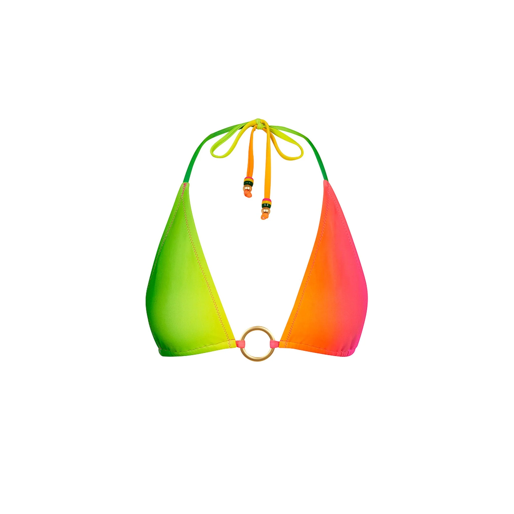 Ring Halter Bikini Top - Island Escape