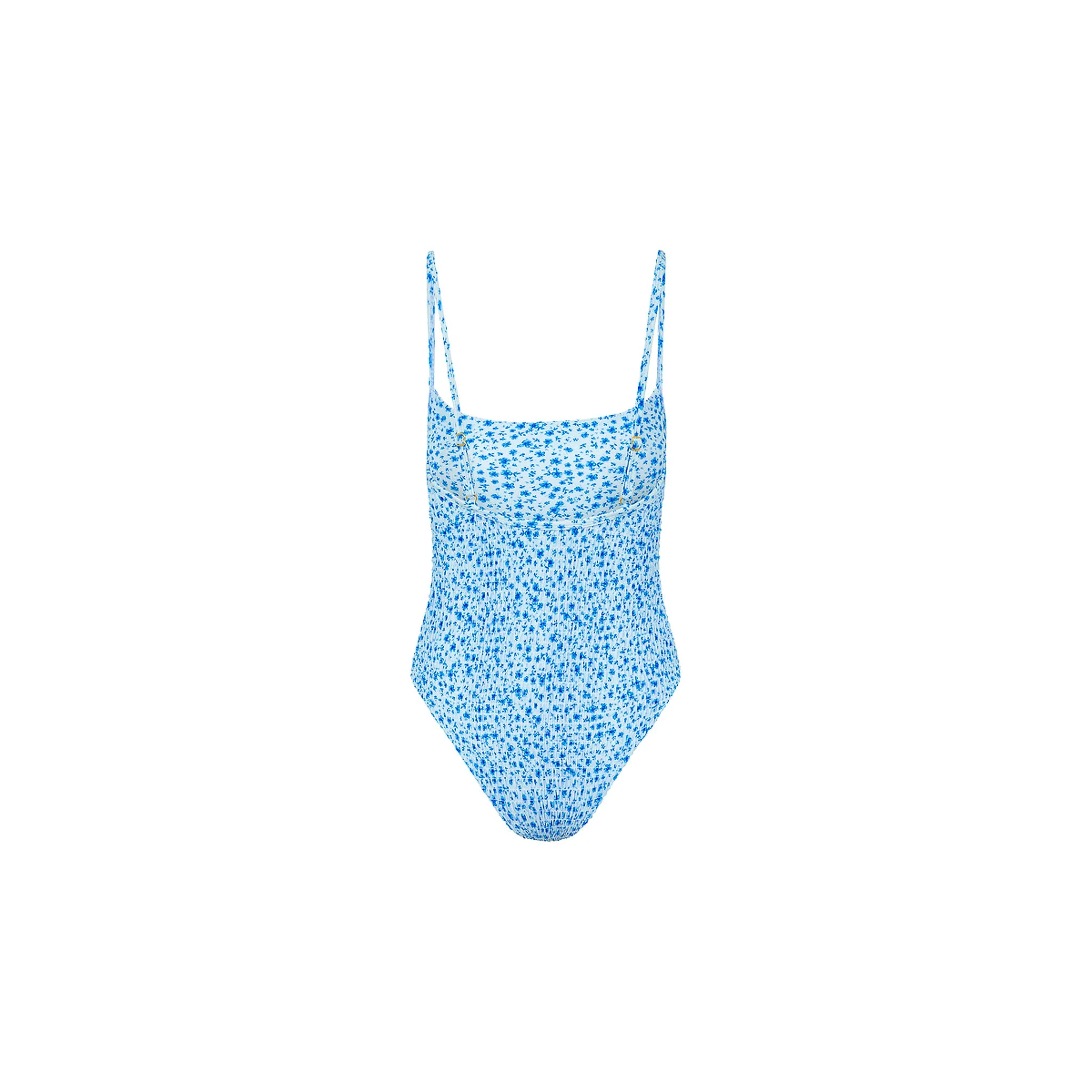 Shirred Low Back One Piece - Dream Flower - Image 8