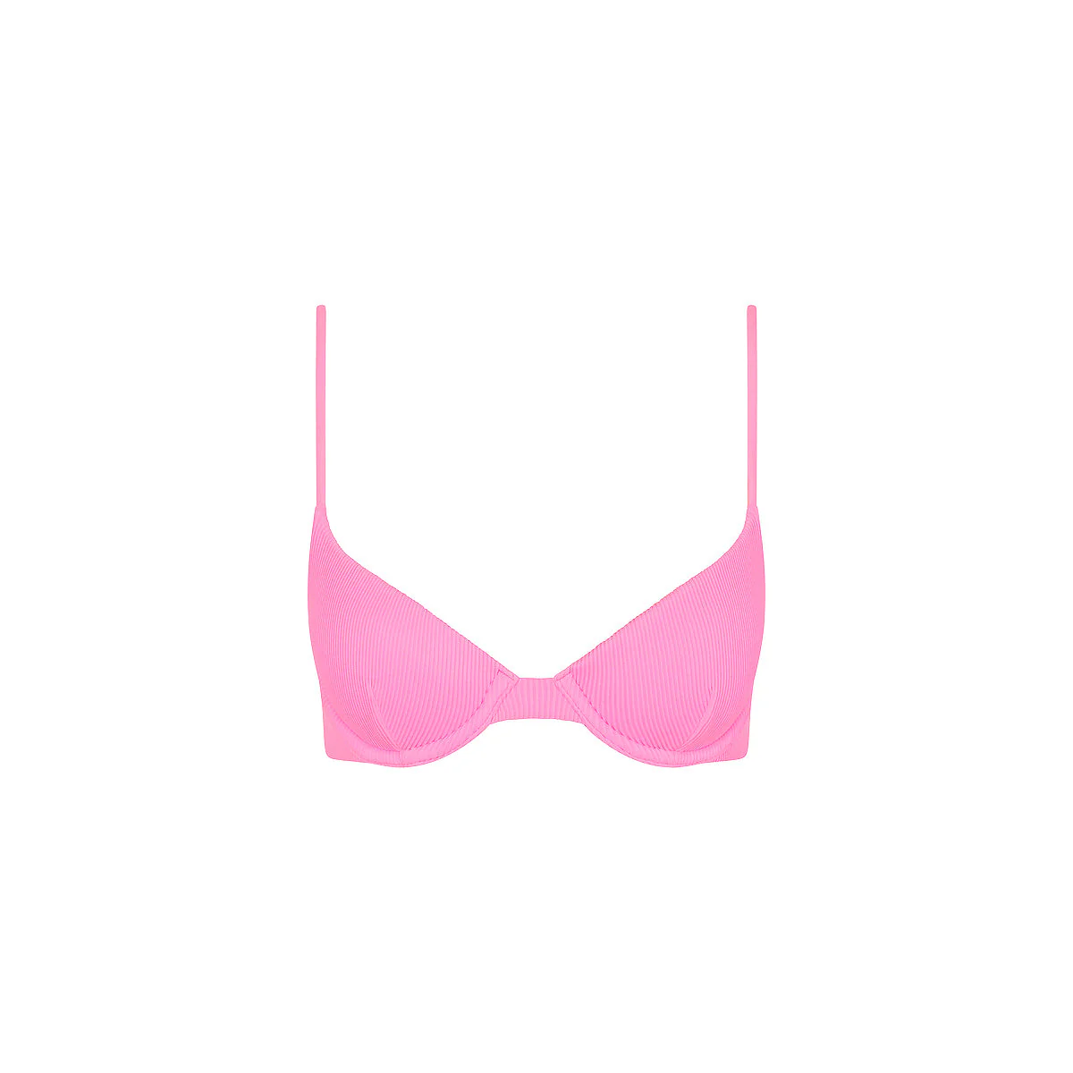 Slim Underwire Bra Bikini Top - Fairy Floss