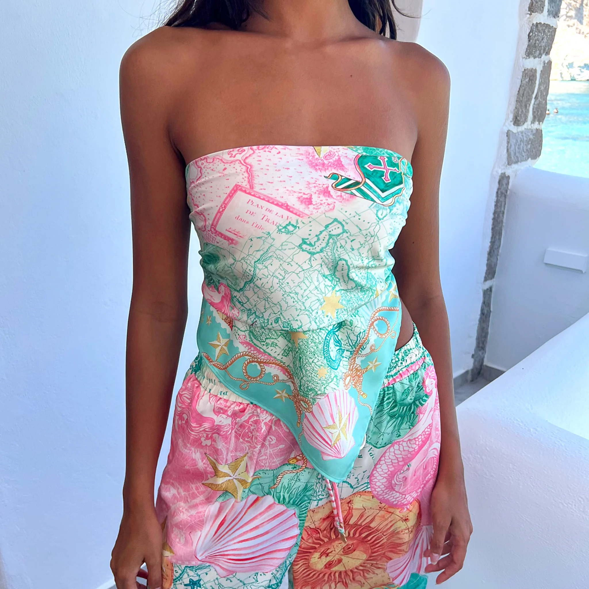 Summer Bandana Scarf Top - Neverland - Image 2