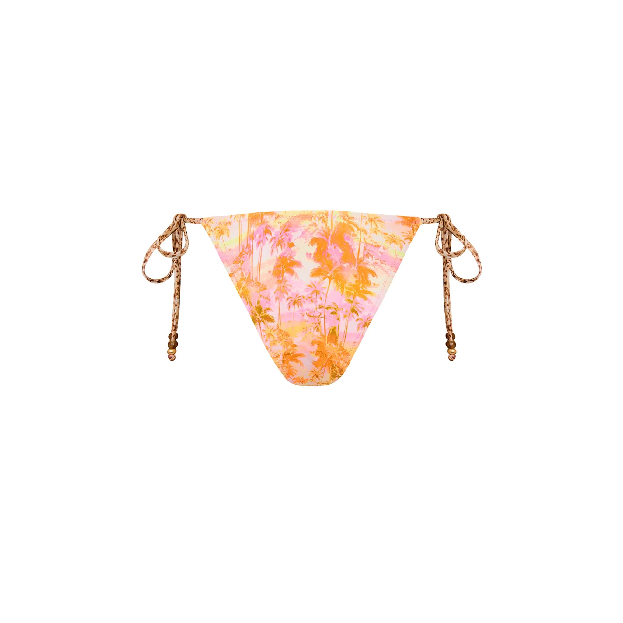 Trio Ring Cheeky Tie Bikini Bottom - Wild Skies - Image 10