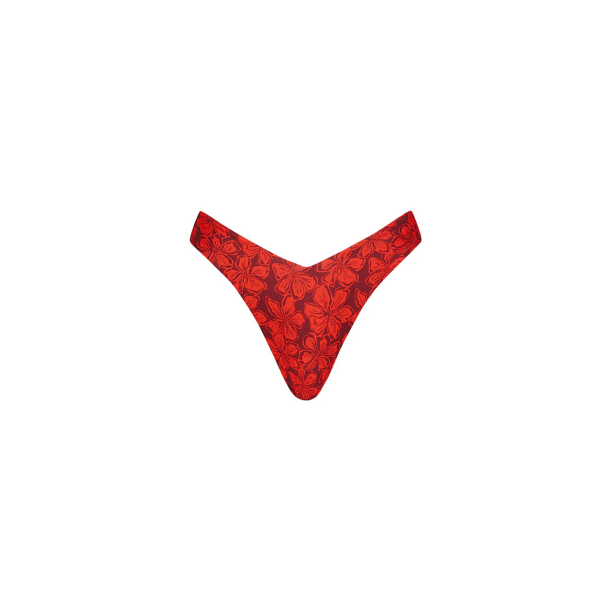 Y Cheeky Bikini Bottom - Sassy Sangria